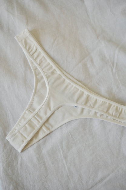 Custom Embroidered Bridal Thong