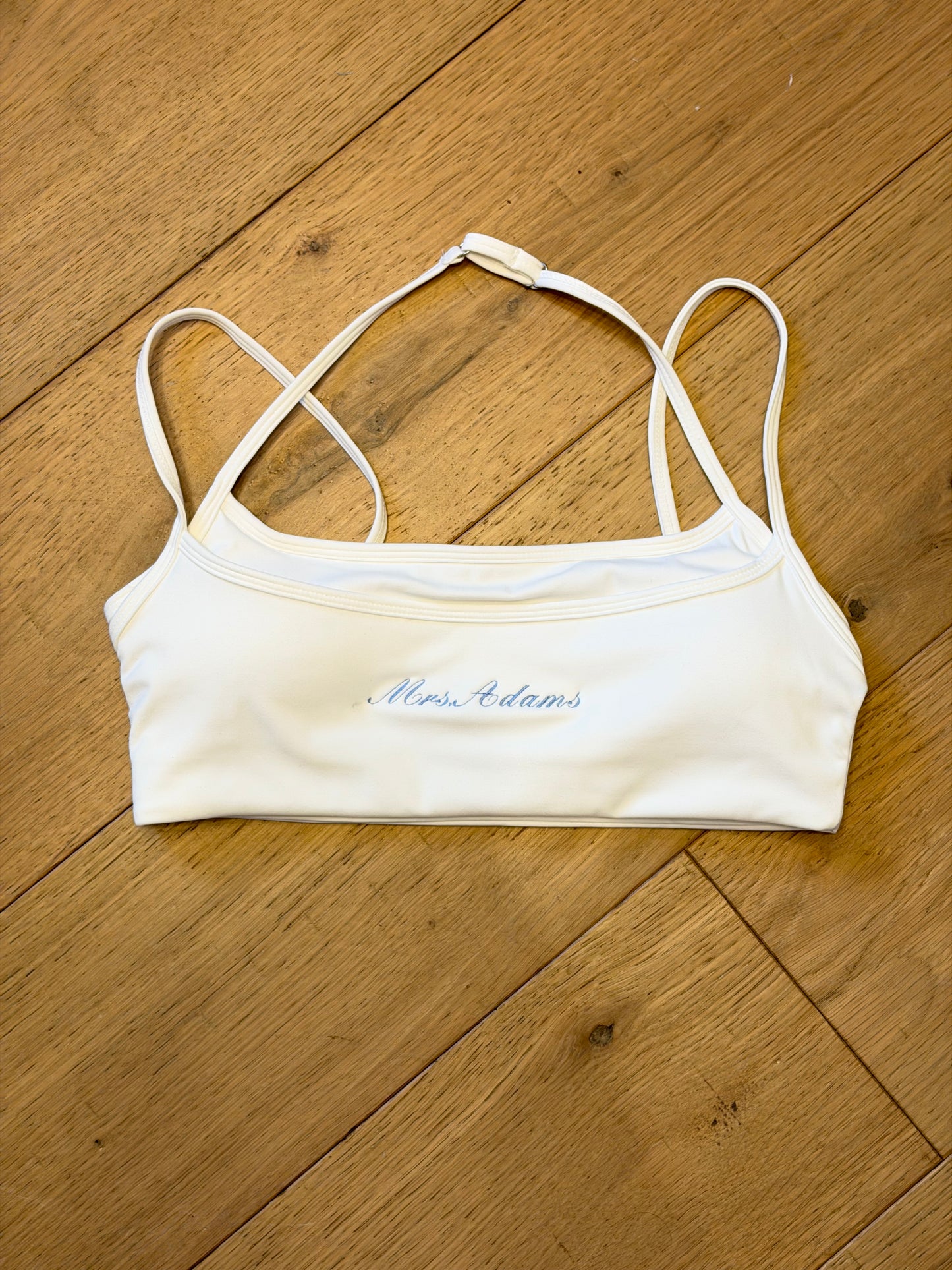Custom Bridal Sports Bra